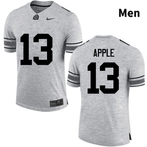 Ohio State Buckeyes Eli Apple Men's #13 Gray Game Stitched College Football Jersey